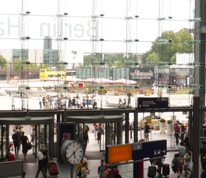 Train station Berlin Hauptbahnhof