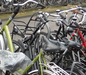 Parking of bikes