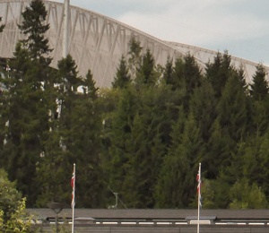 Olympic ski stadium