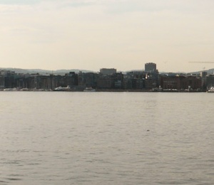 Boat going to the island