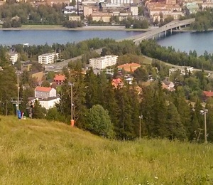 View of Östersund from the hill