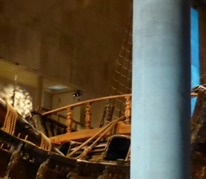 Boat in the Vasa Museum
