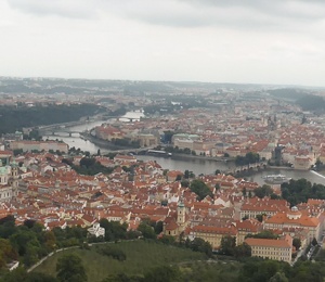 View from Petrin Lookout Tower