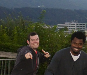 James and Vernon in Innsbruck